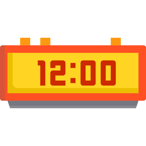 Digital clock Symbol
