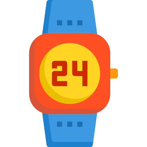 24 hours icon
