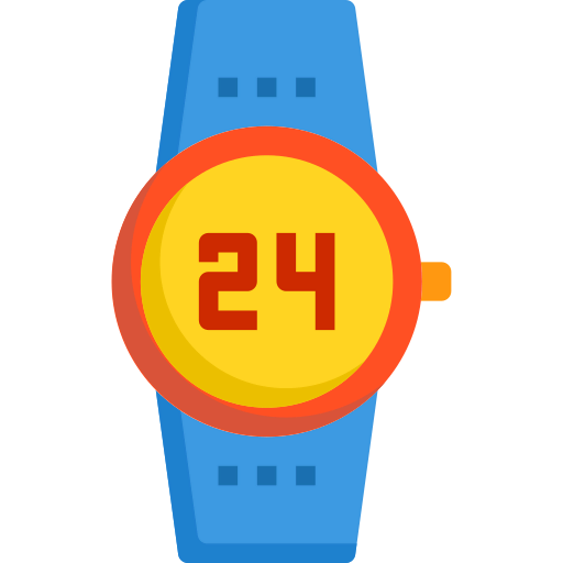 24 hours icon