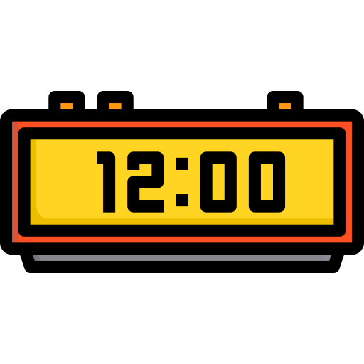 Digital clock ícono