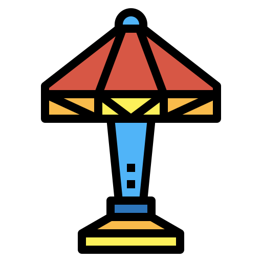 Table lamp icon