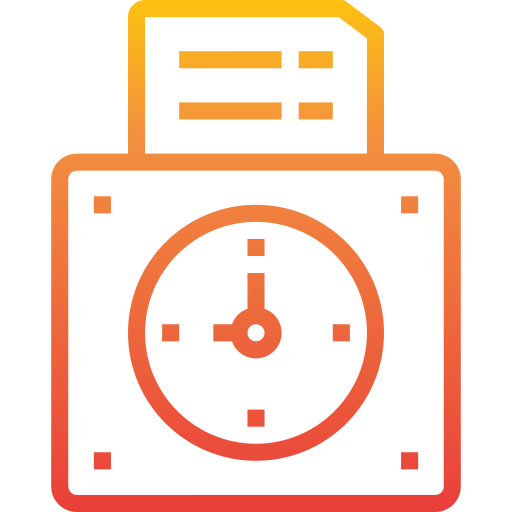 Time recorder icon