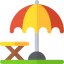 Sun umbrella Symbol 64x64