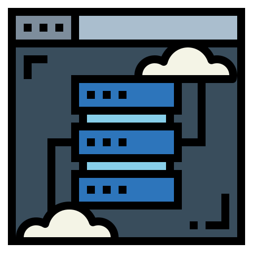 Web hosting icône