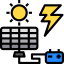 Solar cell icon 64x64