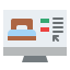 Online booking icon 64x64