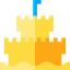Sand castle icon 64x64