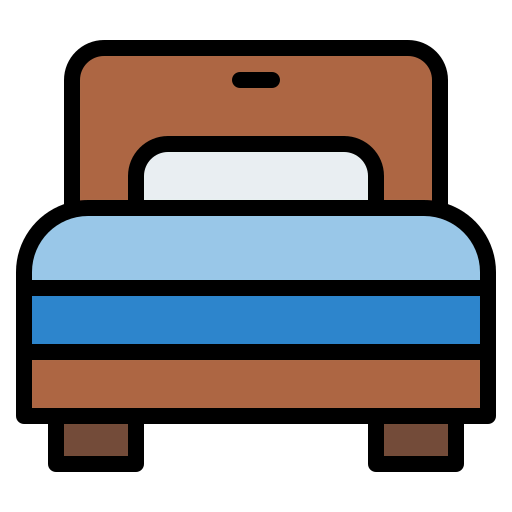 Single bed icon