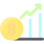 Money growth icon 64x64