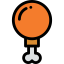 Chicken leg icon 64x64