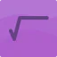 Square root icon 64x64