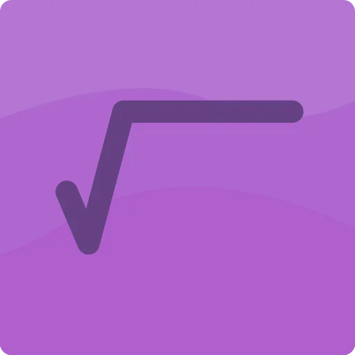 Square root icon