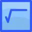Square root icon 64x64