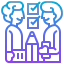 Business partnership icon 64x64