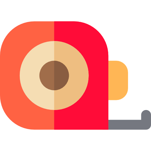 Measuring tape icon