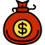 Money bag icon 64x64