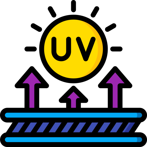 Uv protective fabric icône