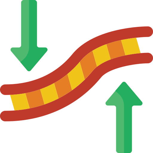 Fabric elasticity icon