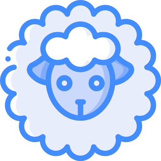 Wool fabric icon
