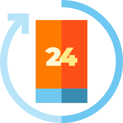 24 hours icon