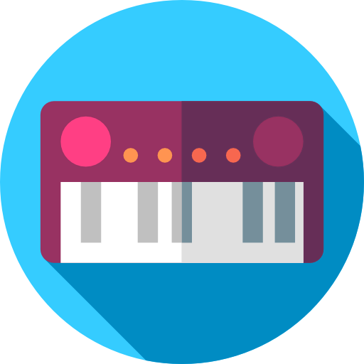 Electric keyboard Ikona