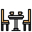 Dinner table icon 64x64