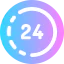 24 hours icon 64x64