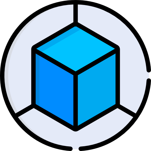 3d cube icon
