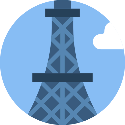 Eiffel tower ícone