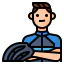 Cyclist icon 64x64