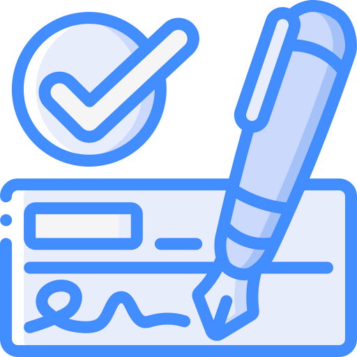 Cheque icon