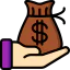 Money bag icon 64x64
