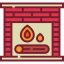 Fireplace icon 64x64