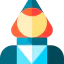 Flight attendant icon 64x64