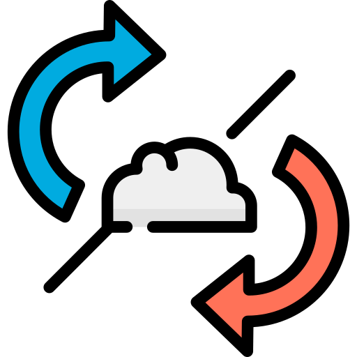 Cloud computing icon