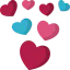 Hearts icon 64x64