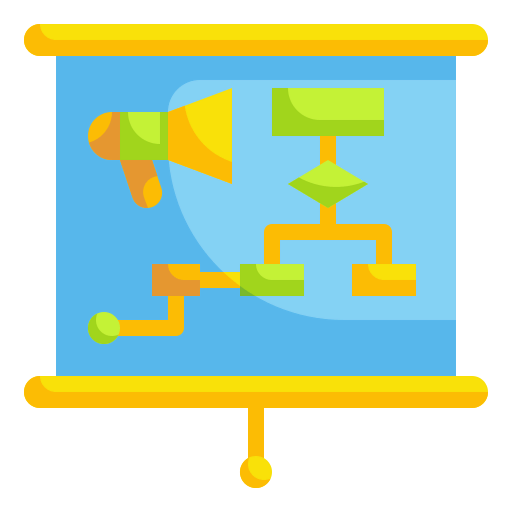 Flow chart icon