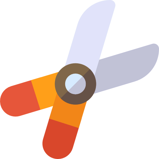 Pruning shears icon