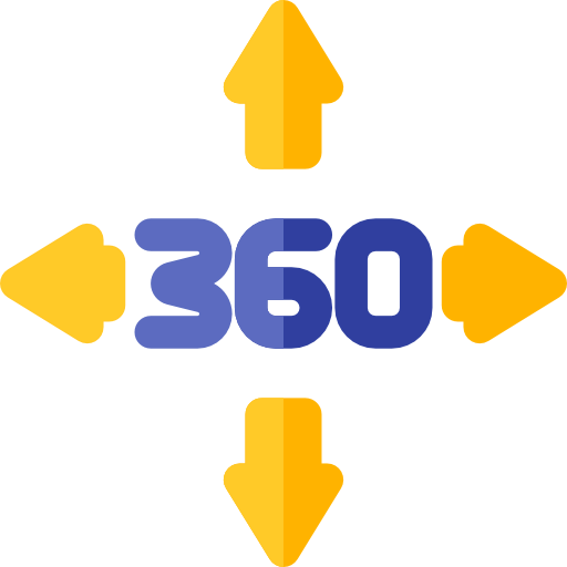 360 degrees 图标