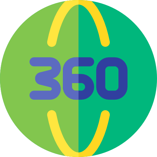 360 degrees アイコン