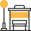Bus stop icon 64x64
