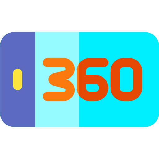 360 degrees icon