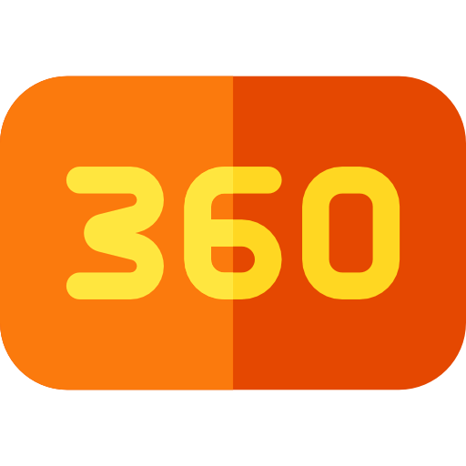 360 degrees icon