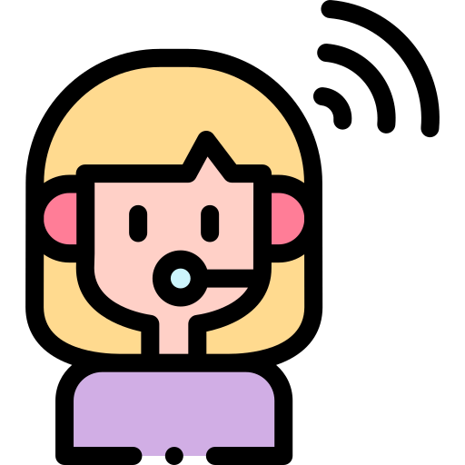 Customer service agent icône