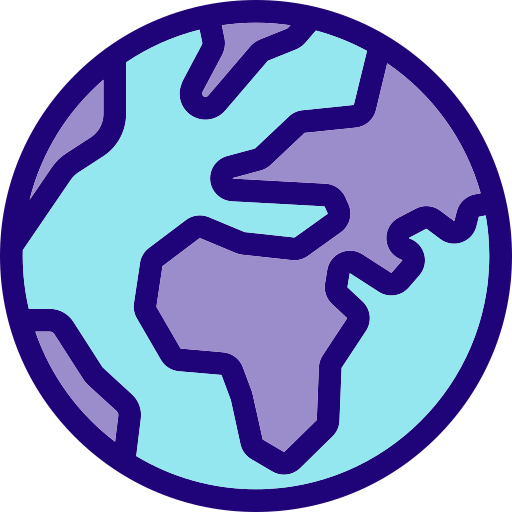 Planet earth ícone