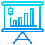 Bar chart icon 64x64