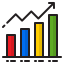 Bar graph icon 64x64