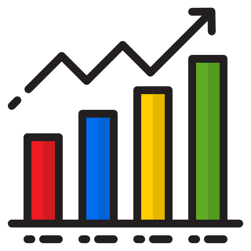 Bar graph biểu tượng