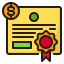 Certificate icon 64x64