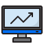 Computer monitor icon 64x64